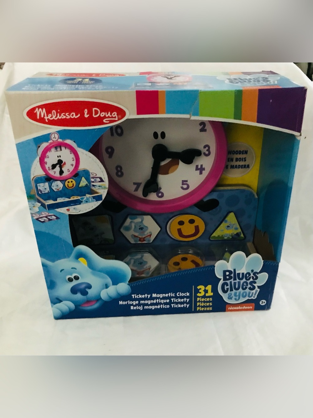 Melissa and Doug Blue’s Clues Clock Puzzle New